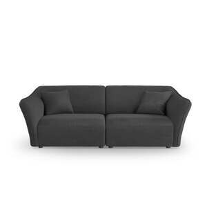 Tamno siva sofa od bouclé tkanine 206 cm Tokyo – Cosmopolitan Design