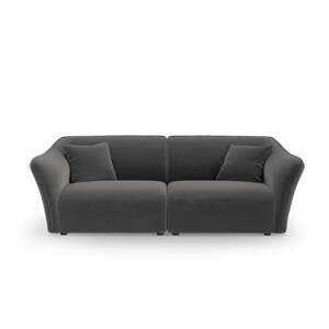 Tamno siva baršunasta sofa 206 cm Tokyo – Cosmopolitan Design