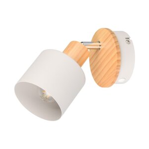 Bijeli/u prirodnoj boji reflektor ø 9 cm Shanti – Trio