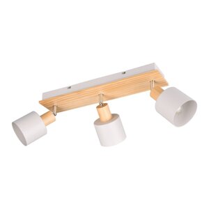 Bijeli/u prirodnoj boji reflektor ø 9 cm Shanti – Trio