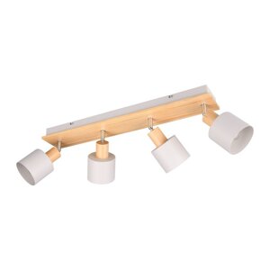 Bijeli/u prirodnoj boji reflektor ø 9 cm Shanti – Trio