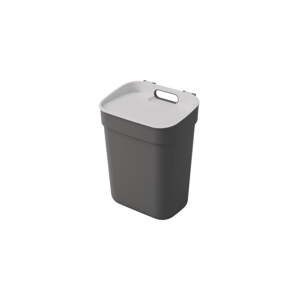 Tamno siva kanta za smeće za odvojeni otpad od reciklirane plastike 10 l Ready To Collect – Curver