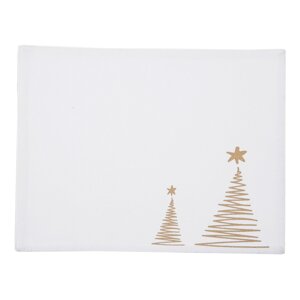 Pamučan podmetač s božićnim motivom 25x35 cm Stromek – Orion