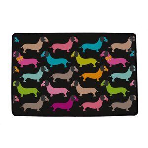 Otirač 45x75 cm Dachshunds in Colours – Butter Kings