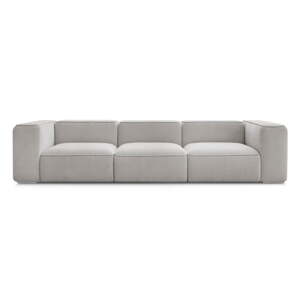 Svijetlo siva sofa 345 cm Zephyr – Bobochic Paris