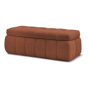Ciglasta klupa od bouclé tkanine Mont Blanc – Bobochic Paris