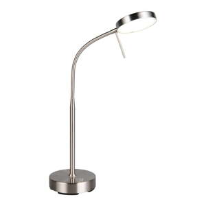 LED stolna lampa u srebrnoj boji (visina 45 cm) Moreno – Trio