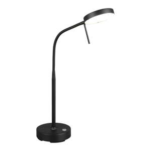 Crna LED stolna lampa (visina 45 cm) Moreno – Trio
