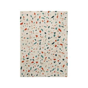 Krem periv/ručno rađen pamučan tepih 140x200 cm Terrazzo Marble – Lorena Canals