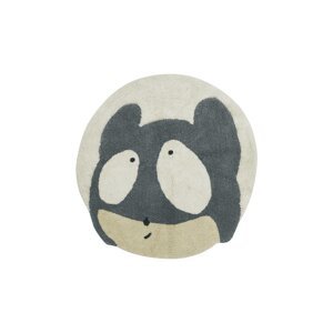 Sivi/krem periv/ručno rađen vunen dječji tepih ø100 cm Astromouse – Lorena Canals