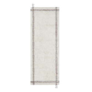 Krem periva/ručno rađena pamučna staza 80x230 cm Cuisine Natural – Lorena Canals