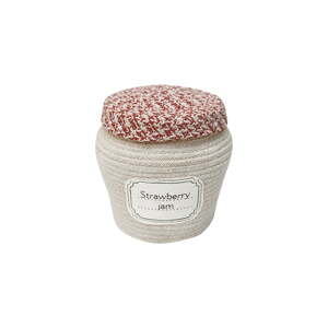 Krem tekstilna dječja kutija za pohranu ø 20x23 cm Jam Jar – Lorena Canals
