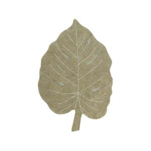 Kaki zeleni periv/ručno rađen pamučan dječji tepih 120x180 cm Monstera Olive – Lorena Canals