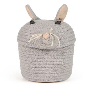Siva tekstilna dječja kutija za pohranu ø 15x15 cm Mini Renata the Rat – Lorena Canals