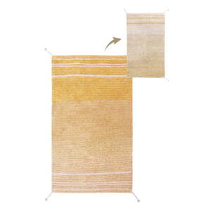 Oker žuti pamučan tepih 80x140 cm Twin Amber – Lorena Canals