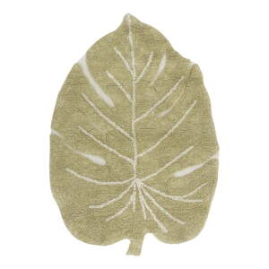 Kaki zeleni periv/ručno rađen pamučan dječji tepih 75x100 cm Mini Monstera Olive – Lorena Canals