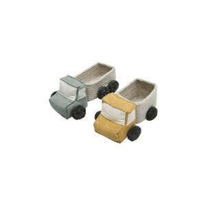 Tekstilne dječje kutije za pohranu u setu 2 kom 24x14x8 cm Truck – Lorena Canals