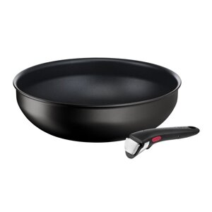 Aluminijska tava s neprijanjajućom površinom/s uklonjivom ručkom ø 26 cm INGENO Eco Resist L3979302 – Tefal