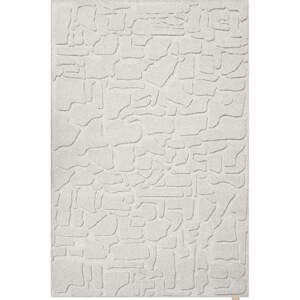 Svijetlo sivi vunen tepih 200x300 cm Morphic Dunes – Agnella
