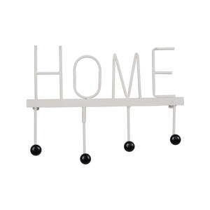 Bijela metalna zidna vješalica Home – Ixia