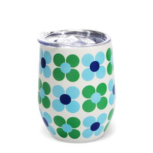 Putna šalica 350 ml Blue and green Daisy – Rex London