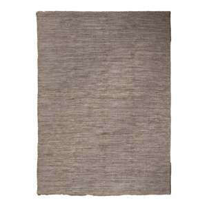 Smeđi obostrani tepih od mješavine vune 200x300 cm – Ixia
