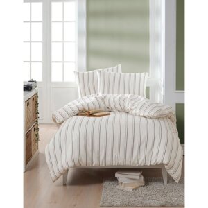 Bež/krem posteljina za krevet za jednu osobu 140x200 cm Hamilton – Mijolnir