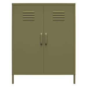 Kaki zeleni metalni ormarić 79x100x39 cm Bradford – Støraa