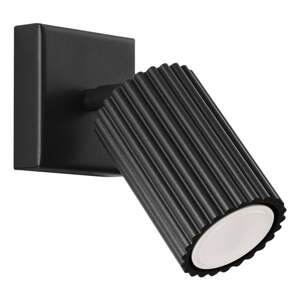 Crna zidna lampa Gleam – Nice Lamps