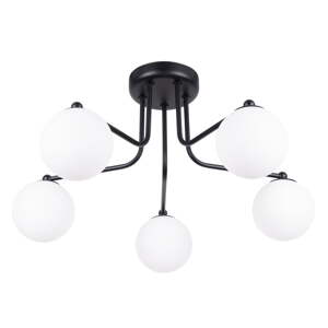 Crno-bijela stropna svjetiljka Beam – Nice Lamps