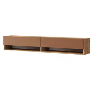 Ciglasta/u prirodnoj boji TV komoda u dekoru bora 180x29x32 cm – Kalune Design