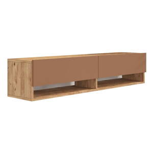 Ciglasta/u prirodnoj boji TV komoda u dekoru bora 140x29x32 cm – Kalune Design