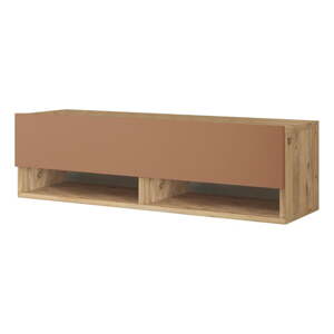 Ciglasta/u prirodnoj boji TV komoda u dekoru bora 100x29x32 cm – Kalune Design