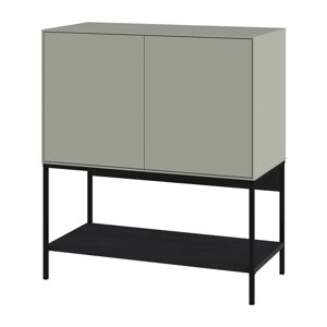 Zeleni/crni ormarić 80x90x40 cm Amira – Marckeric