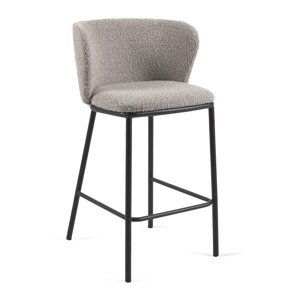 Svijetlo siva barska stolica (visine sjedala 65 cm) Ciselia – Kave Home