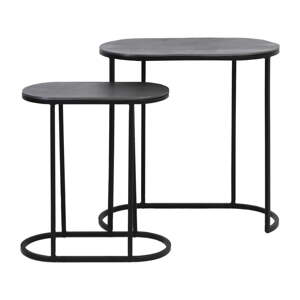 Metalni pomoćni stolići u setu 2 kom 26x53 cm Bocov – Light & Living
