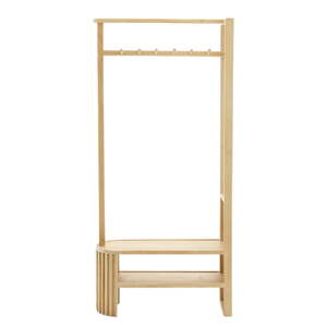 Set za hodnik od masivnog manga u prirodnoj boji 85x180x30 cm Gaios – Light & Living