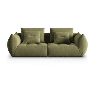 Svijetlo zelena baršunasti sofa 232 cm Bloom – Micadoni