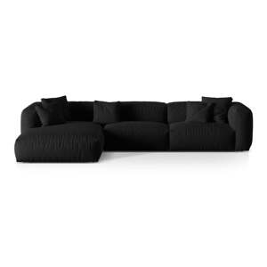 Crna kutna garnitura (s lijevim kutom) Martina – Micadoni Home