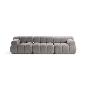 Svijetlo siva sofa od bouclé tkanine 282 cm Bellis – Micadoni Home