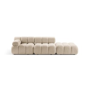 Bež sofa od bouclé tkanine 288 cm Bellis – Micadoni