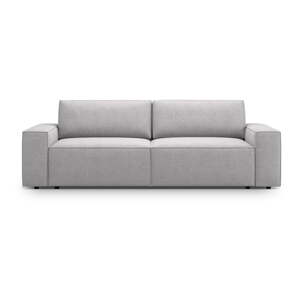 Svijetlo siva sklopiva sofa od bouclé tkanine 247 cm Jodie – Micadoni Home