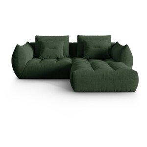 Tamno zelena kutna garnitura (promjenjiva) Bloom – Micadoni Home