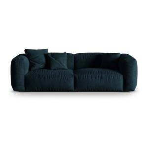 Tamno plava baršunasti sofa 240 cm Martina – Micadoni