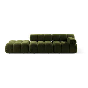 Zelena sofa od bouclé tkanine 288 cm Bellis – Micadoni