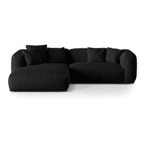 Crna kutna garnitura (s lijevim kutom) Martina – Micadoni Home