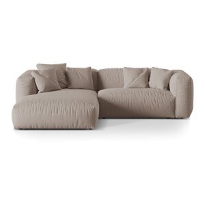 Bež kutna garnitura (s lijevim kutom) Martina – Micadoni Home