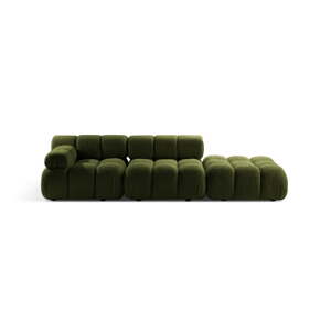 Zelena sofa od bouclé tkanine 288 cm Bellis – Micadoni