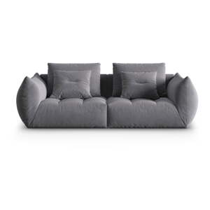 Tamno siva baršunasti sofa 232 cm Bloom – Micadoni