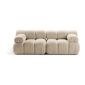 Bež sofa od bouclé tkanine 188 cm Bellis – Micadoni Home